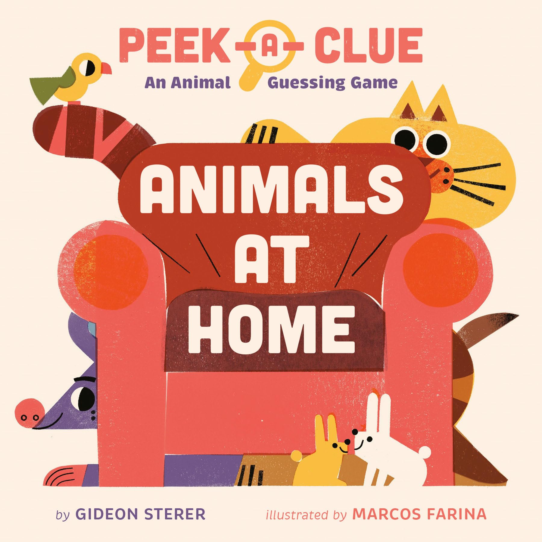 Cover of Peek-a-Clue: Animals at Home